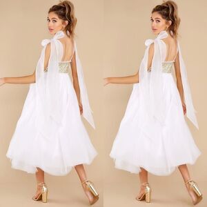 NEW LOVESHACKFANCY Romia White Dress